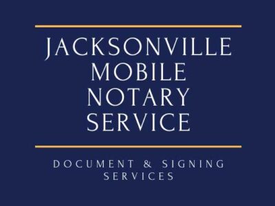 Jacksonville Mobile Notary Service